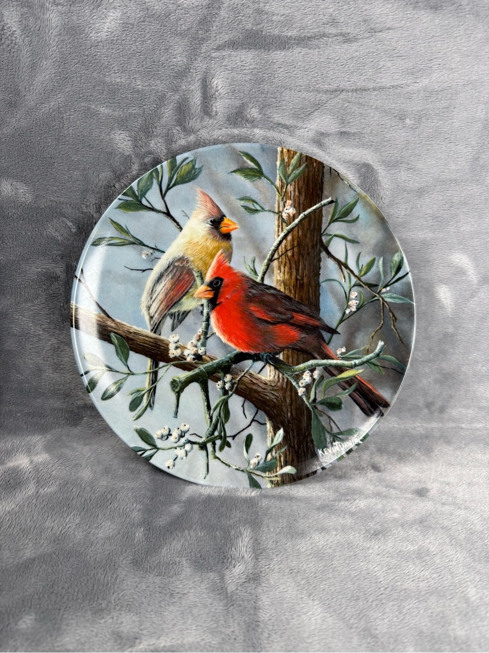 Vintage 1984 Knowles "The Cardinal" Collector Plate Kevin Daniel